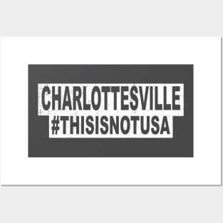 Charlottesville Virginia USA Memorabilia Victims Not US T Shirt Posters and Art